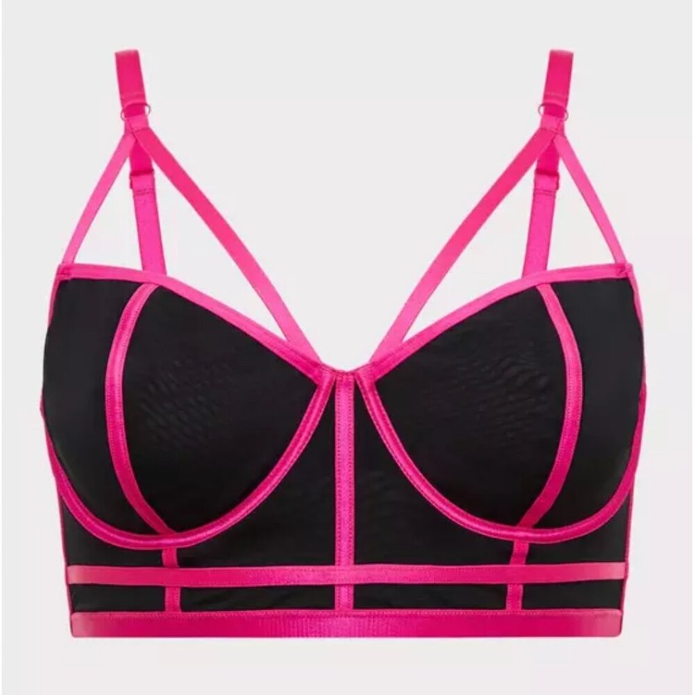 Torrid Curve-Simply Mesh-Underwire Bralette
